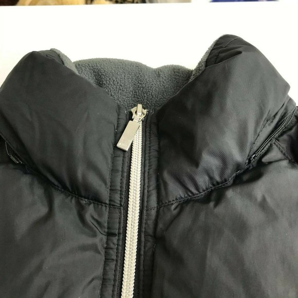 Nike Down Feather Puffy Puffer Coat Jacket, Black, Full Zip Youth 8-10 (Medium) - Picture 10 of 12